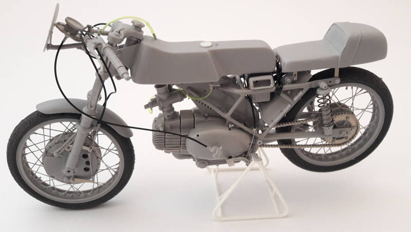 BM-VR 12   ZANZANI 250cc. sei tiranti "Naked version" 1966/1971, 1/12 scale